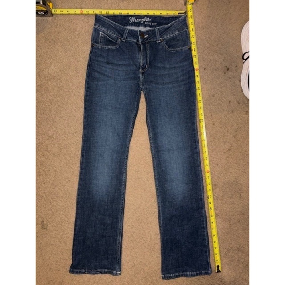 Wrangler Women Bootcut Jeans Medium Wash Stretch Denim‎ 1009MWZPD 5x32 T56-13